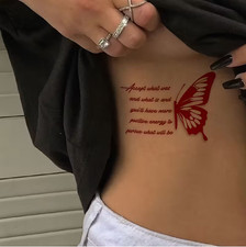 Tatuaggio temporaneo farfalla