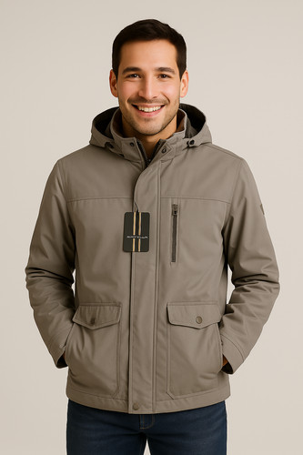 Giaccone uomo zip bottoni - zip,