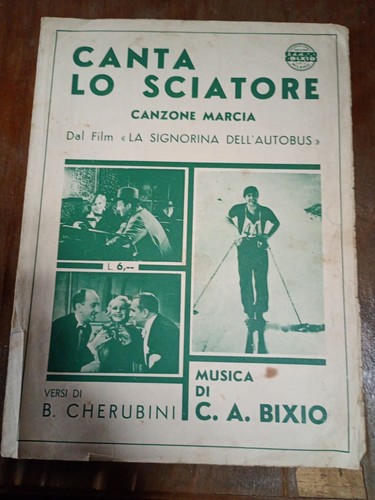 Antico spartito canta - spartito, lo