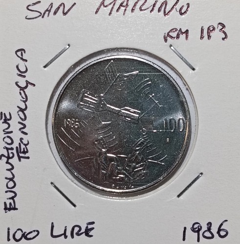 San marino 100 lire 1986 - san,