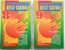 CANZONIERE libro CANZONI THE  BEATLES vol. 1 e 2 200 Testi con accordi originali