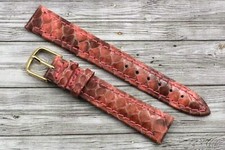 Cinturino Pelle Pitone Rosa