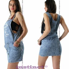 Salopette donna jeans vestito