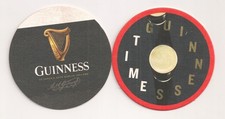 Guinness - beer mat "Guinness Time" (red) from Ireland