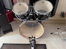 BATTERIA TAMBURO T5 NERA + ACCESSORI SPLENDIDO STATO USATA POCHE ORE