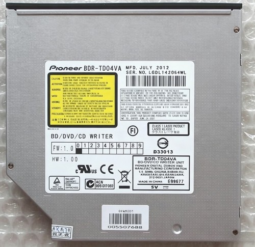 Pioneer bdr td04 - pioneer, 6x