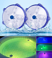 Luces de piscina flotantes