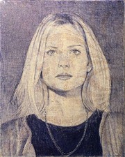 MAURO MAUGLIANI, BIRO SU CARTA DA PARATI ANNI VENTI, 2014 CM 23,5X29,5 FIRMATO