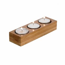 Portacandele Bambù Porta