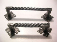 P-BD4-071 A mm 60 maniglia RESTAURO MOBILE ferro battuto stile montagna rustico