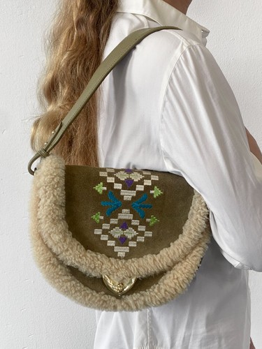Borsa claris virot - virot, oliva