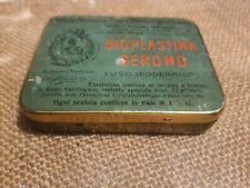 SCATOLA DI LATTA Vintage BIOPLASTINA SERONO FIALE 
