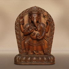 Ganesha Grande Tavola Di Legno