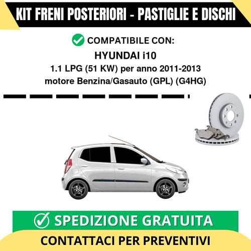 Kit freni posteriori - freni, per