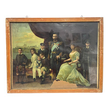 Vecchia litografia vintage