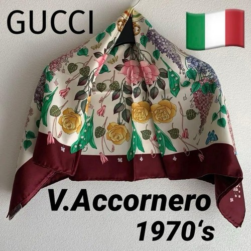 Sciarpa gucci vintage - vintage, seta
