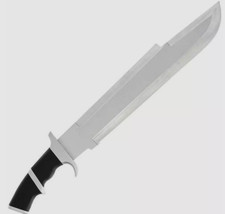 Coltello machete da campeggio personalizzato fatto a mano The Predator Raptor D2 acciaio, Bushcraft US