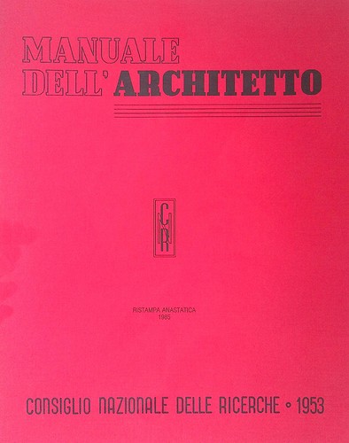 Manuale dell architetto - manuale, dell'architetto