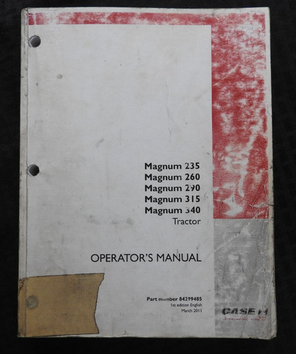 Manuale operatore trattore - operatore,