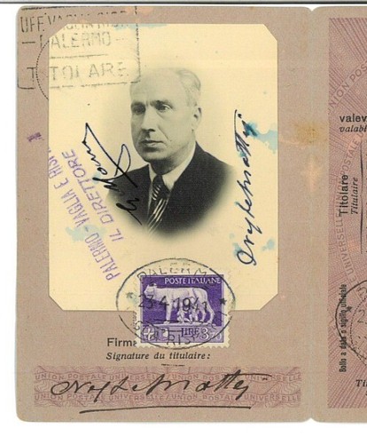 Tessera postale - tessera,