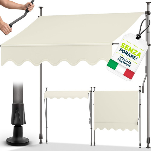 Tenda sole bracci con - sole, a