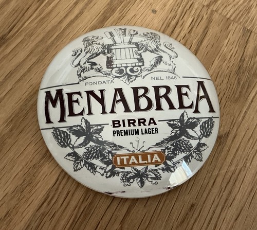 Round birra menabrea - round,