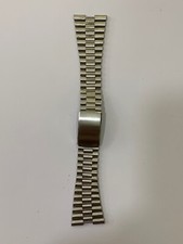 CINTURINO OROLOGIO "ACCIAIO" VINTAGE LARGO 25 MM SCASSO 7 MM -NUOVO-