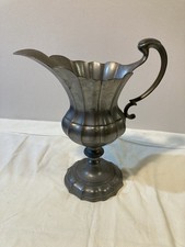 Brocca In Peltro Vintage Marcata￼Metalaro Brescia-altezza 26cm