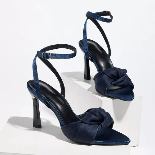 Sandali blu raso eleganti - blu,
