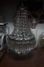 lampadario a gocce stile impero e ottone o simile funzionante a 1 luce leggi....