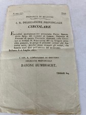 LAMON (BL) ANTICHI ATTI GIUDIZIARI 6 luglio 1831