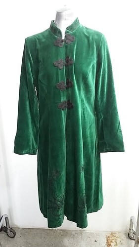 Elegante cappotto velluto - in,