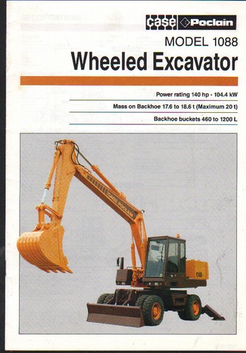 Brochure escavatore idraulico
