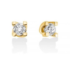MILUNA PUNTI LUCE  ORECCHINI ORO GIALLO 18KT  E DIAMANTI REFERENZA  ERD5068G-020