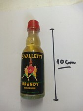 ANNI '60 '70 - 3 VALLETTI BRANDY - BOTTIGLIETTA TAPPO IN PLASTICA 0,027 LITRI