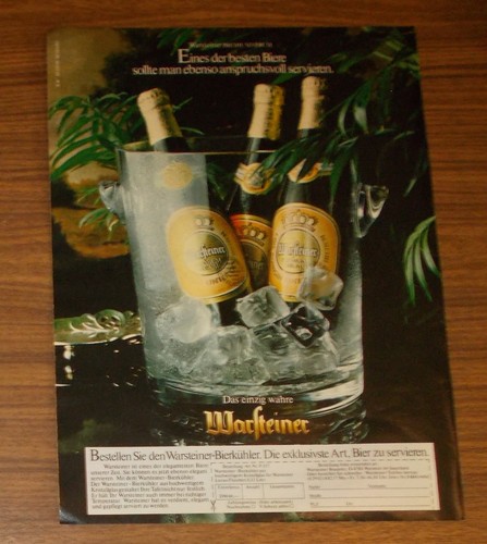 Rara pubblicità warsteiner - pubblicità,