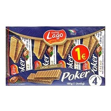LAGO, Poker, Wafer con Crema e