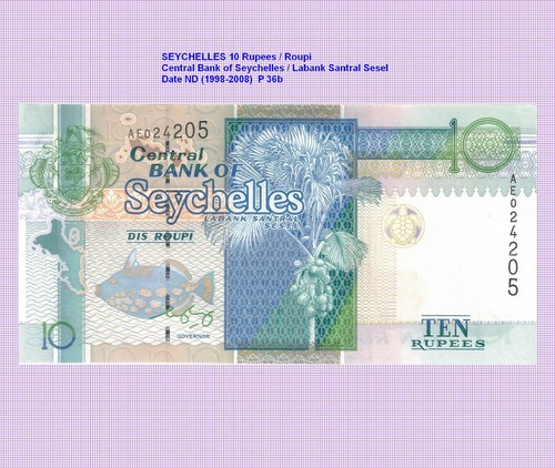 Seychelles rupie - 10,