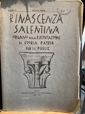 [Lecce] 1936 RINASCENZA SALENTINA Primaldo Coco Casotti