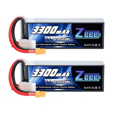 2x Zeee 14,8 V 3300 mAh 4S