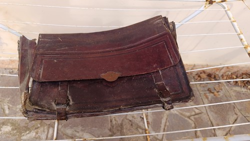 Antica cartella borsa - antica,