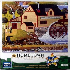 Vecchio Mulino Sidro Torte Mele Ponte Coperto Heronim Città Natale 1000 18X26 Mega Puzzle