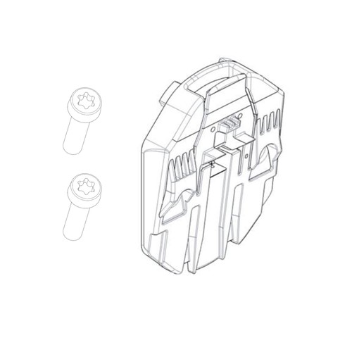 Piastra fissaggio powertube - piastra,