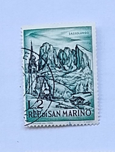 Francobollo repubblica san - francobollo,
