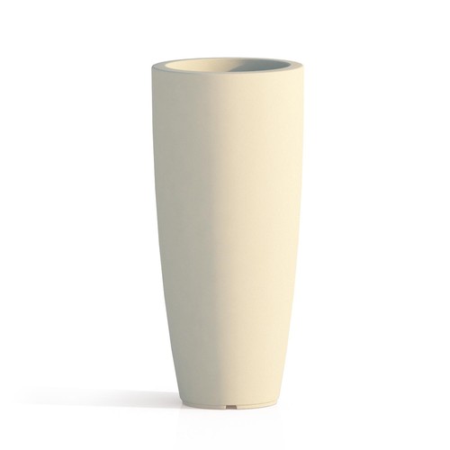 Vaso resina h70 alto moderno - resina,