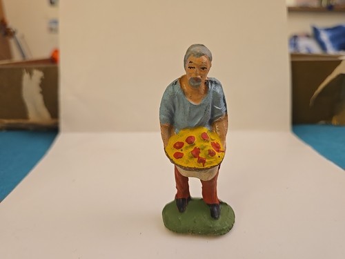 Personaggio presepe vintage - personaggio,