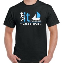 T-shirt vela uomo divertente