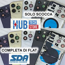 SCOCCA POSTERIORE BACK COVER+FRAME +FLAT COMPLETA PER IPHONE 14 PRO - 14 PRO MAX