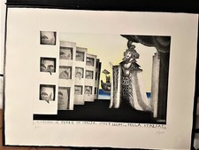 Luzzati acquaforte  Il turco in Italia - 50x70 pda ottimo