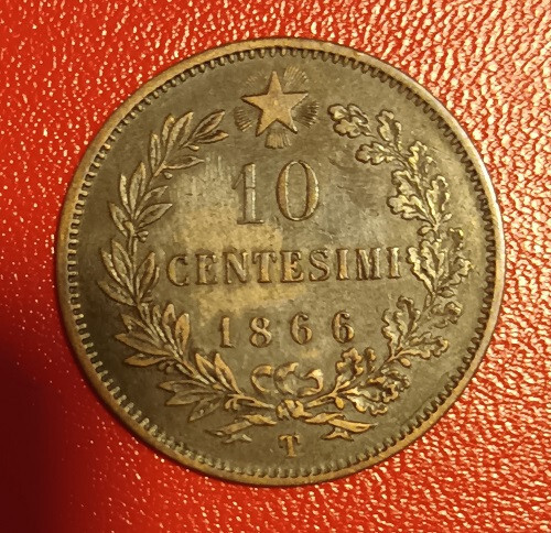 Centesimi 1866 torino - 10,